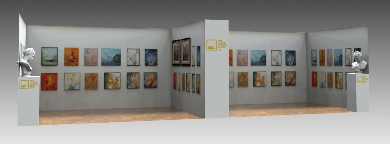 CRACKED — museum exhibition installation